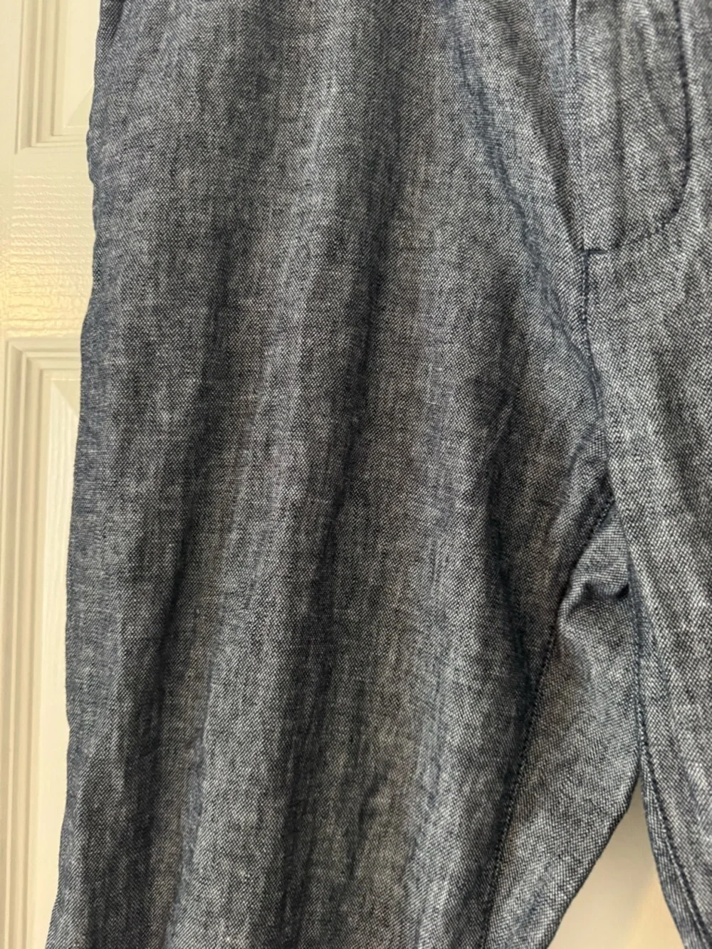 Banana Republic Mason Athletic Tapered Pant — Navy Heather